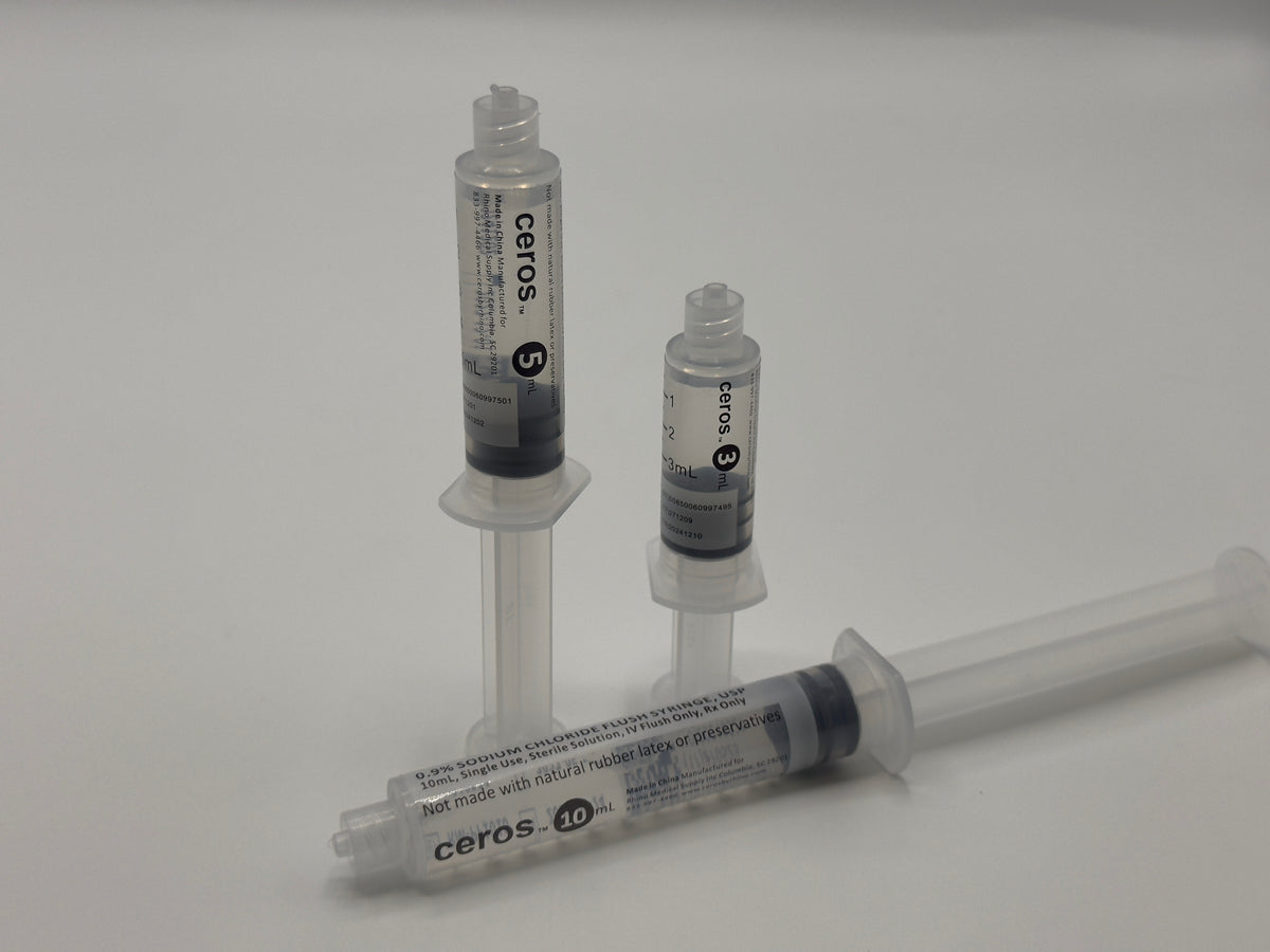Ceros 10 mL 0.9% Sodium Chloride USP Prefilled Flush Syringe