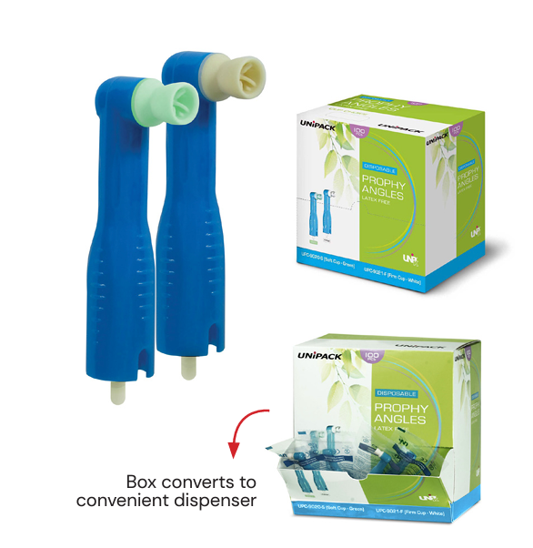 DUKAL UNIPACK Prophy Angles, Latex Free, Firm