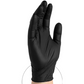 Ammex Professional Black Nitrile, Medium, Case of 1000