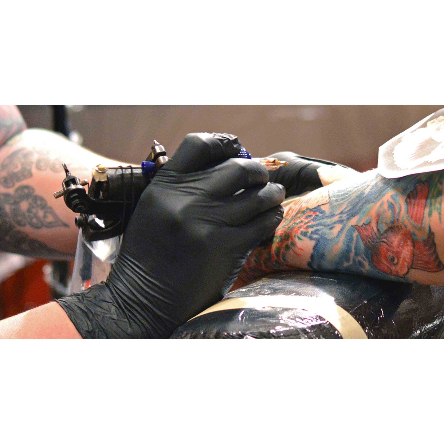 Ammex Professional Black Nitrile, Large