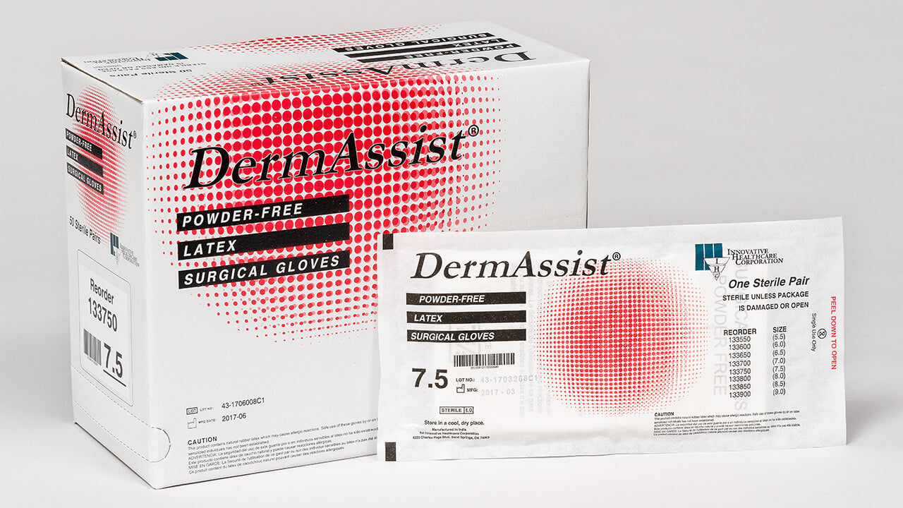 INNOVATIVE DERMASSIST SURGICAL POWDER-FREE GLOVES