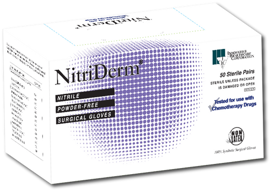 INNOVATIVE NITRIDERM STERILE POWDER-FREE SURGICAL GLOVES