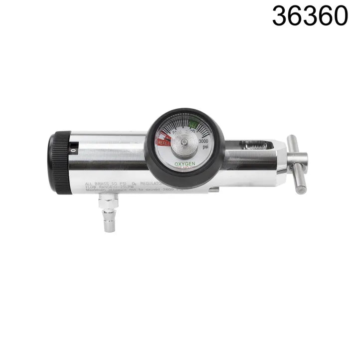Dynarex Oxygen Regulator, Various Options, Case of 5