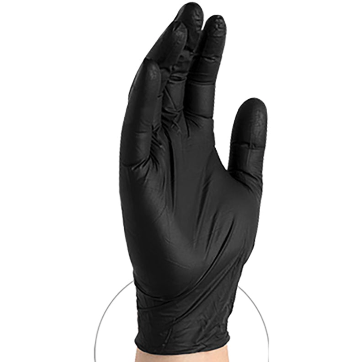 Ammex Professional Black Nitrile, Large