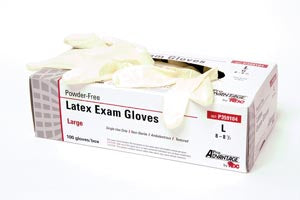 Pro Advantage Latex Powder Free Exam Gloves, Case of 1000