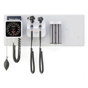 Welch Allyn Integrated Wall System, PanOptic Ophthalmoscope, Macroview Otoscope, with Blood Pressure