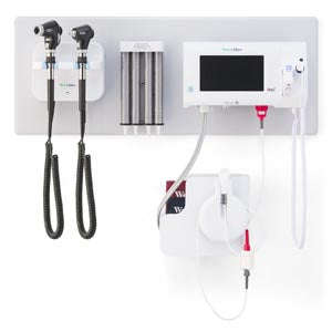 Welch Allyn Integrated Wall System, PanOptic Ophthalmoscope, Macroview Otoscope, for Connex Spot Monitor