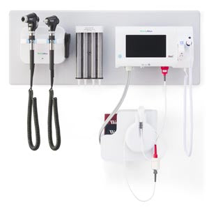 Welch Allyn Integrated Wall System, PanOptic Ophthalmoscope, Macroview Otoscope, iExaminer, for Connex Spot Monitor