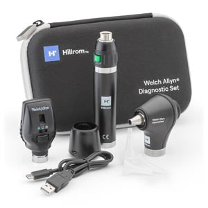 Welch Allyn Diagnostic Set, MacroView Otoscope, 117 LED, Various Options