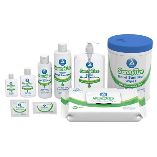 Dynarex SannyTize Instant Hand Sanitizer, Various Options
